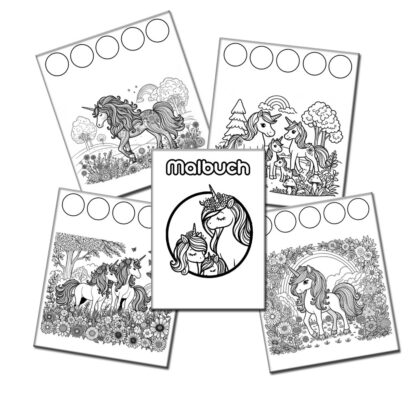 CafeCreativ.com das Einhorn Malbuch