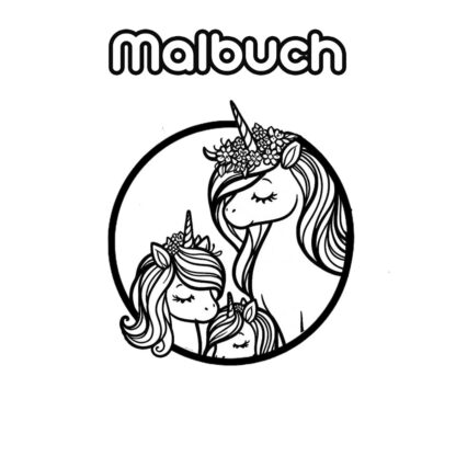 CafeCreativ.com das Einhorn Malbuch